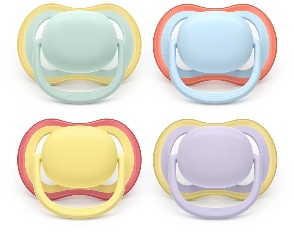 [SCF087/05] Philips AVENT SCF087/05 chupete de niño Chupete clásico para bebés Ortodóntico Silicona Multicolor