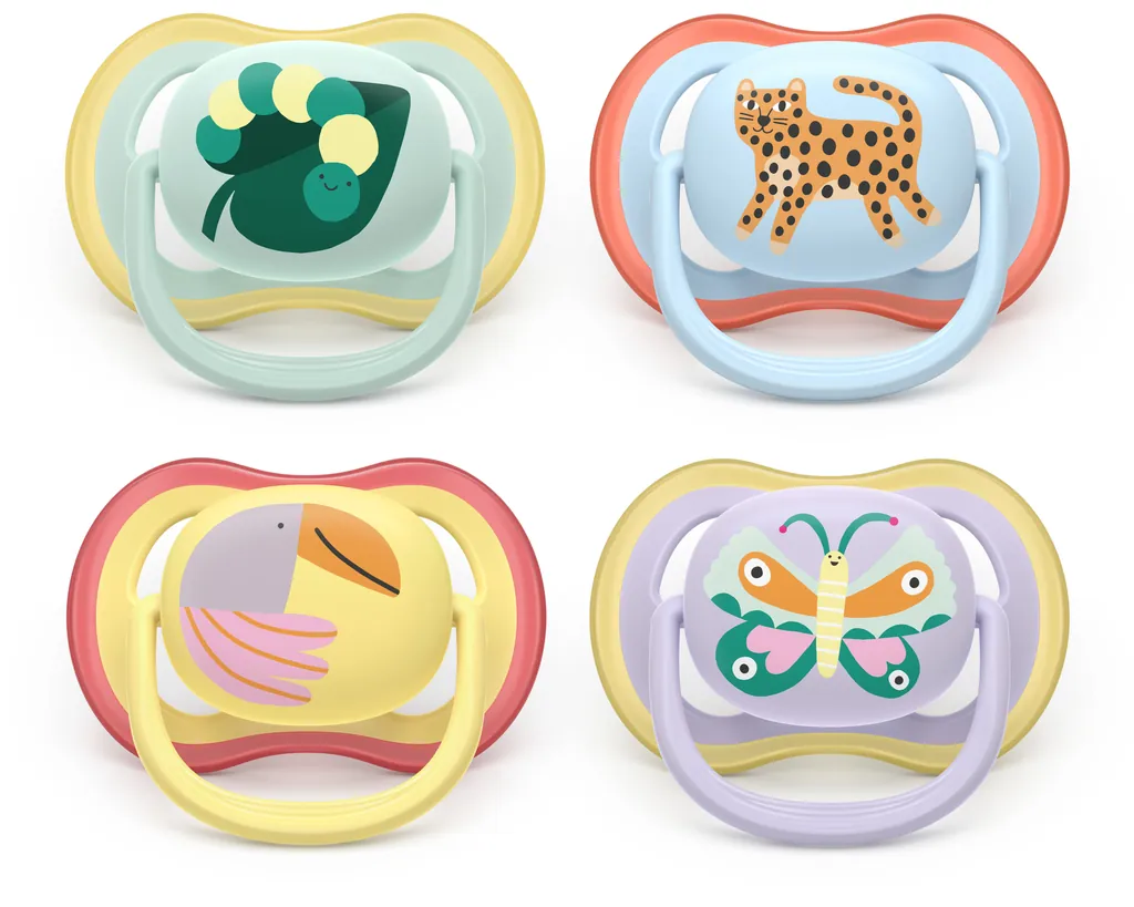 [SCF087/06] Philips AVENT SCF087/06 chupete de niño Chupete clásico para bebés Ortodóntico Silicona Multicolor