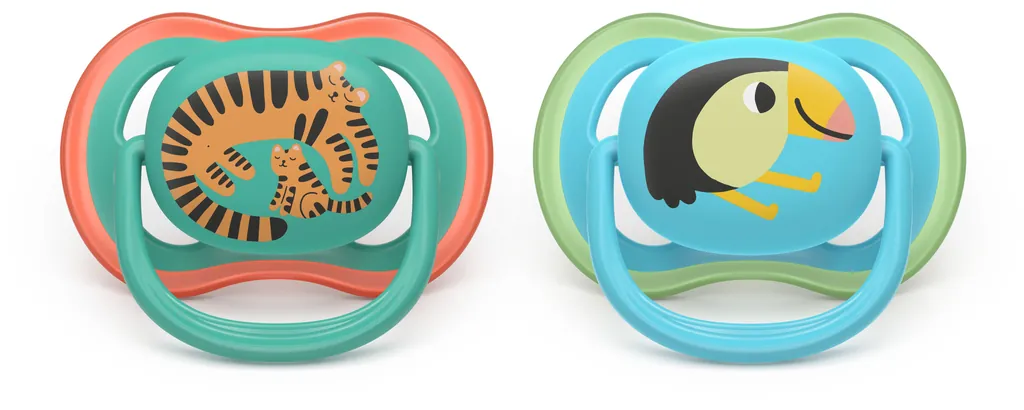 [SCF087/11] Philips AVENT SCF087/11 chupete de niño Chupete clásico para bebés Ortodóntico Silicona Multicolor