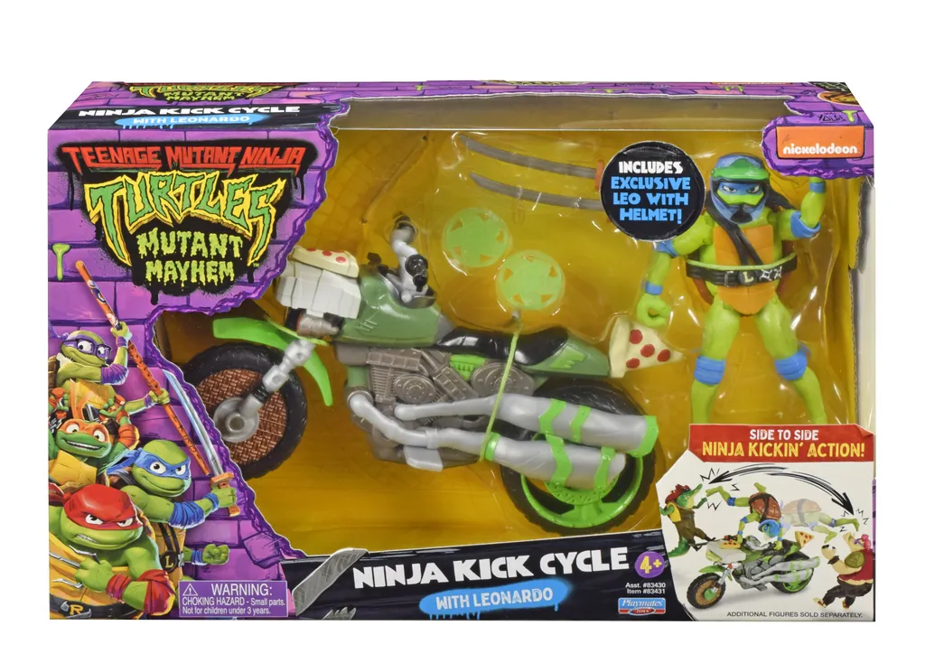 [38755] Teenage Mutant Ninja Turtles Movie Vehicle Drive N Kick Cycle