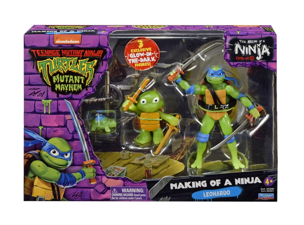 [38777] Teenage Mutant Ninja Turtles Movie Turtle Figure Evolution 3-pack Asst