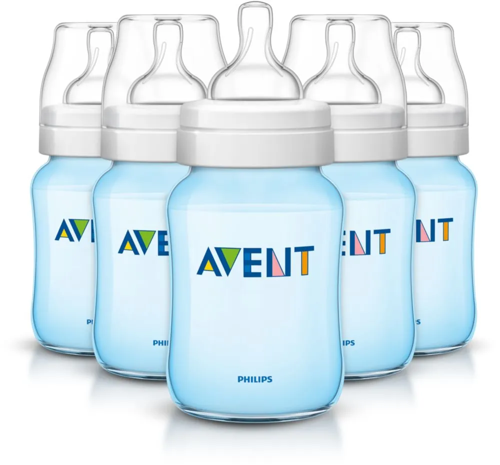 [SCF685/57] Philips AVENT SCF685 biberón 260 ml Azul, Translúcido Polipropileno (PP)