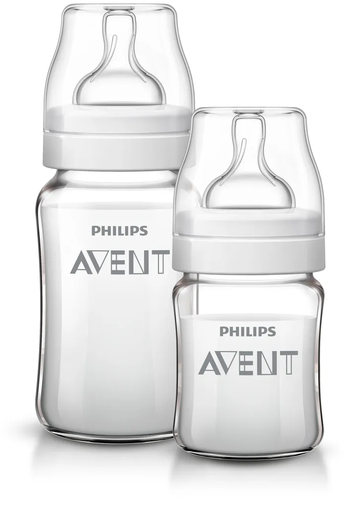 [SCF647/57] Philips AVENT SCF647/57 biberón Transparente, Blanco Vidrio