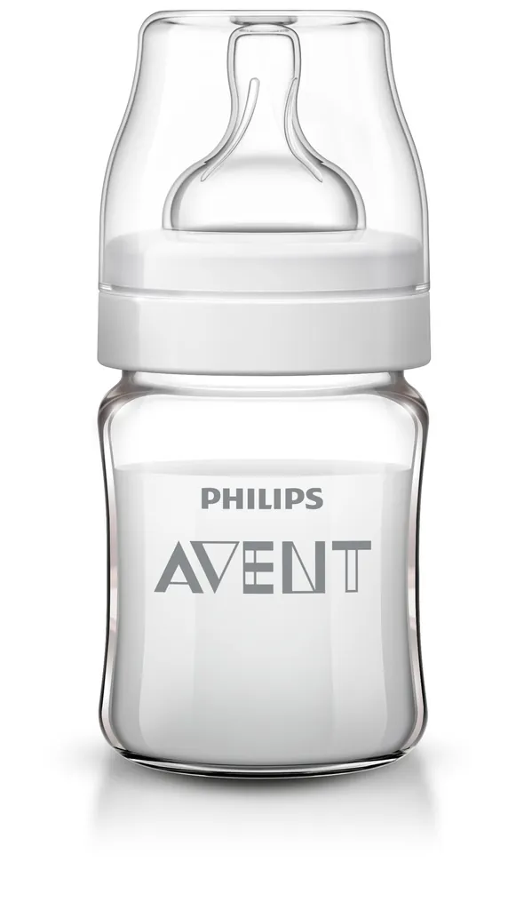 [SCF645/17] Philips AVENT SCF645/17 biberón 125 ml Translúcido, Blanco Vidrio