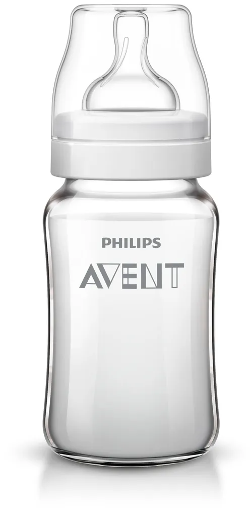 [SCF647/17] Philips AVENT SCF647/17 biberón 240 ml Translúcido, Blanco Vidrio