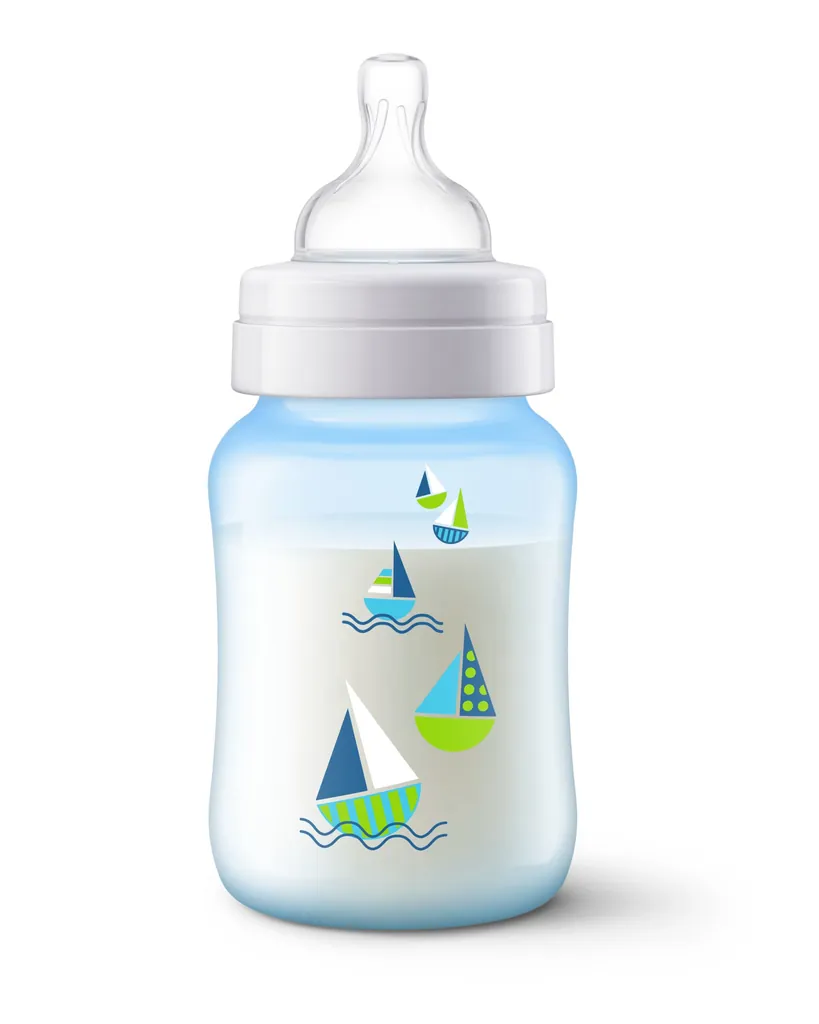 [SCF573/12] Philips AVENT SCF573/12 biberón 260 ml Azul, Blanco Polipropileno (PP)