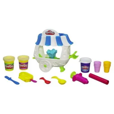 [A2106E24] Play-Doh Ice Cream Sundae Cart Playset