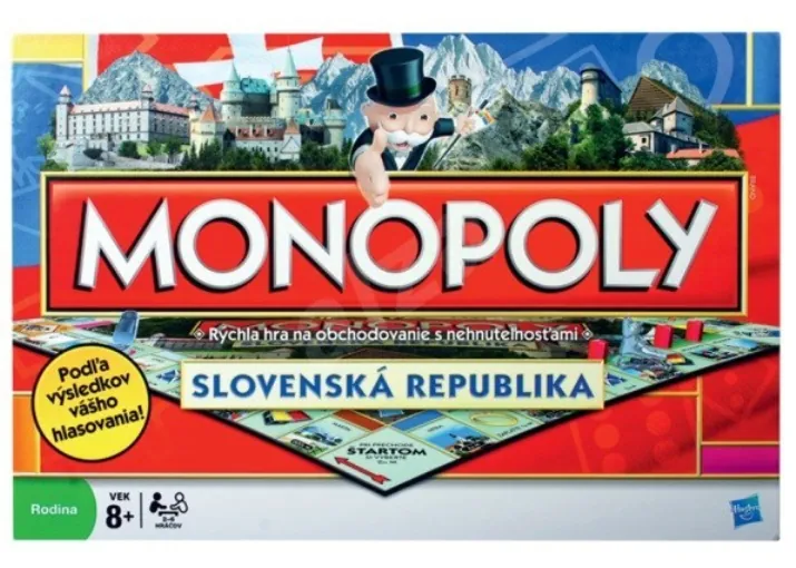 [5010994561499] Hasbro Monopoly Slovenská republika Juego de mesa Simulación económica