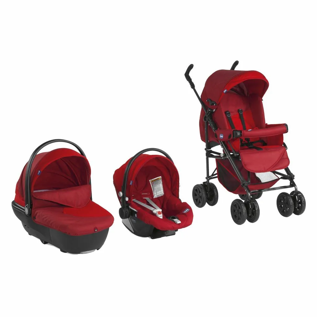[4079143110000] Chicco 04.079143.110.000 Cochecito de sistema de viaje 3 Asiento(s) Rojo