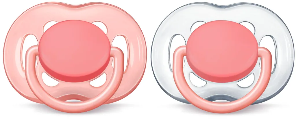 [SCF178/28] Philips AVENT SCF178/28 chupete de niño Chupete ventilado Silicona Naranja, Rosa