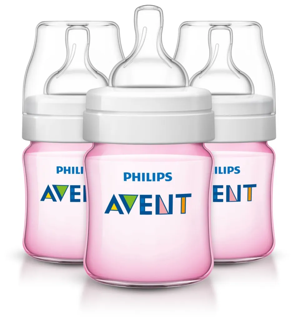 [SCF561/37] Philips AVENT SCF561/37 biberón 125 ml Rosa, Blanco Polipropileno (PP)