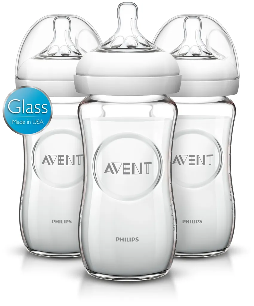 [SCF673/37] Philips AVENT SCF673/37 biberón 240 ml Translúcido, Blanco Vidrio
