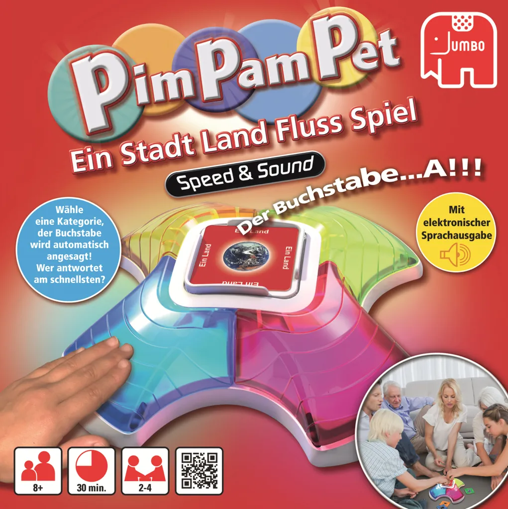 [17960] Pim Pam Pet Speed & Sound Ein Stadt Land Fluss Spiel Juego de mesa Pensamiento lateral