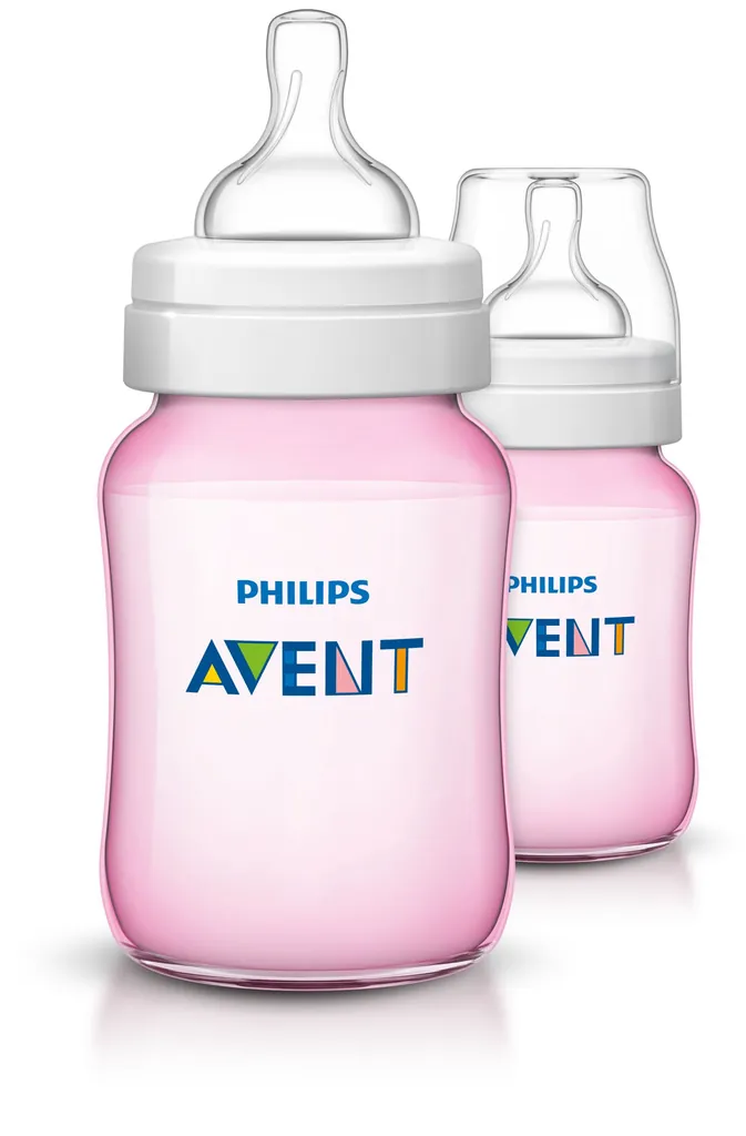 [SCF564/62] Philips AVENT SCF564/62 biberón 260 ml Rosa, Blanco Polipropileno (PP)