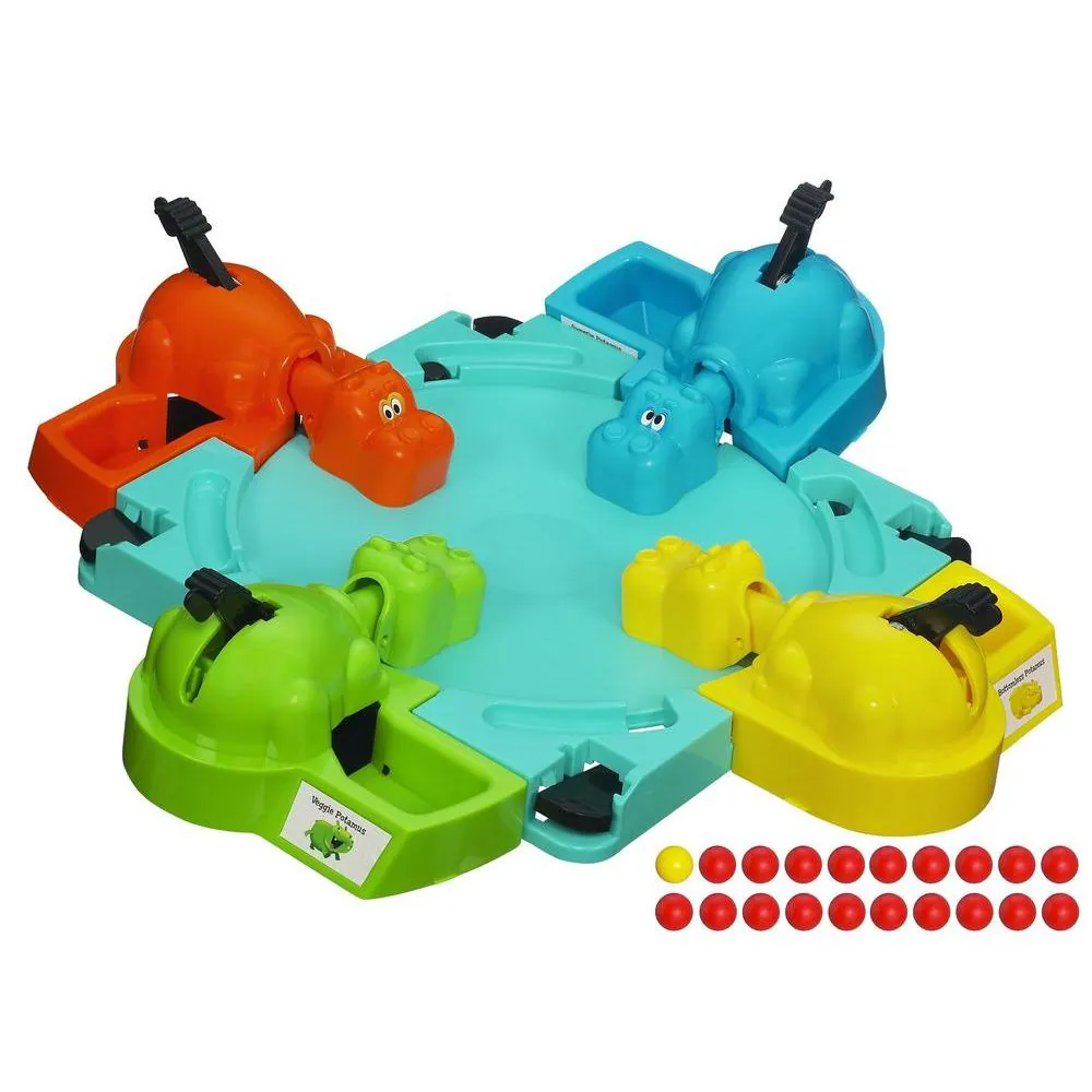 [98936] Hasbro Hungry Hungry Hippos Juego de mesa Habilidad motriz fina (destreza)