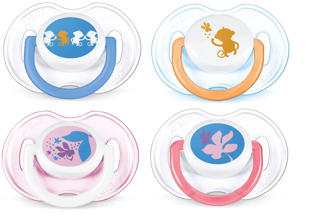 [SCF195/03] Philips AVENT SCF195/03 chupete de niño Chupete clásico para bebés Silicona Multicolor