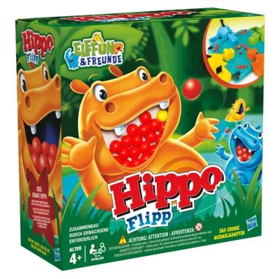 [98936100] Hasbro Hungry Hungry Hippos Juego de mesa Habilidad motriz fina (destreza)