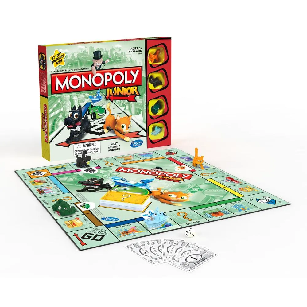 [5850219] Hasbro Monopoly Junior Juego de mesa Simulación económica