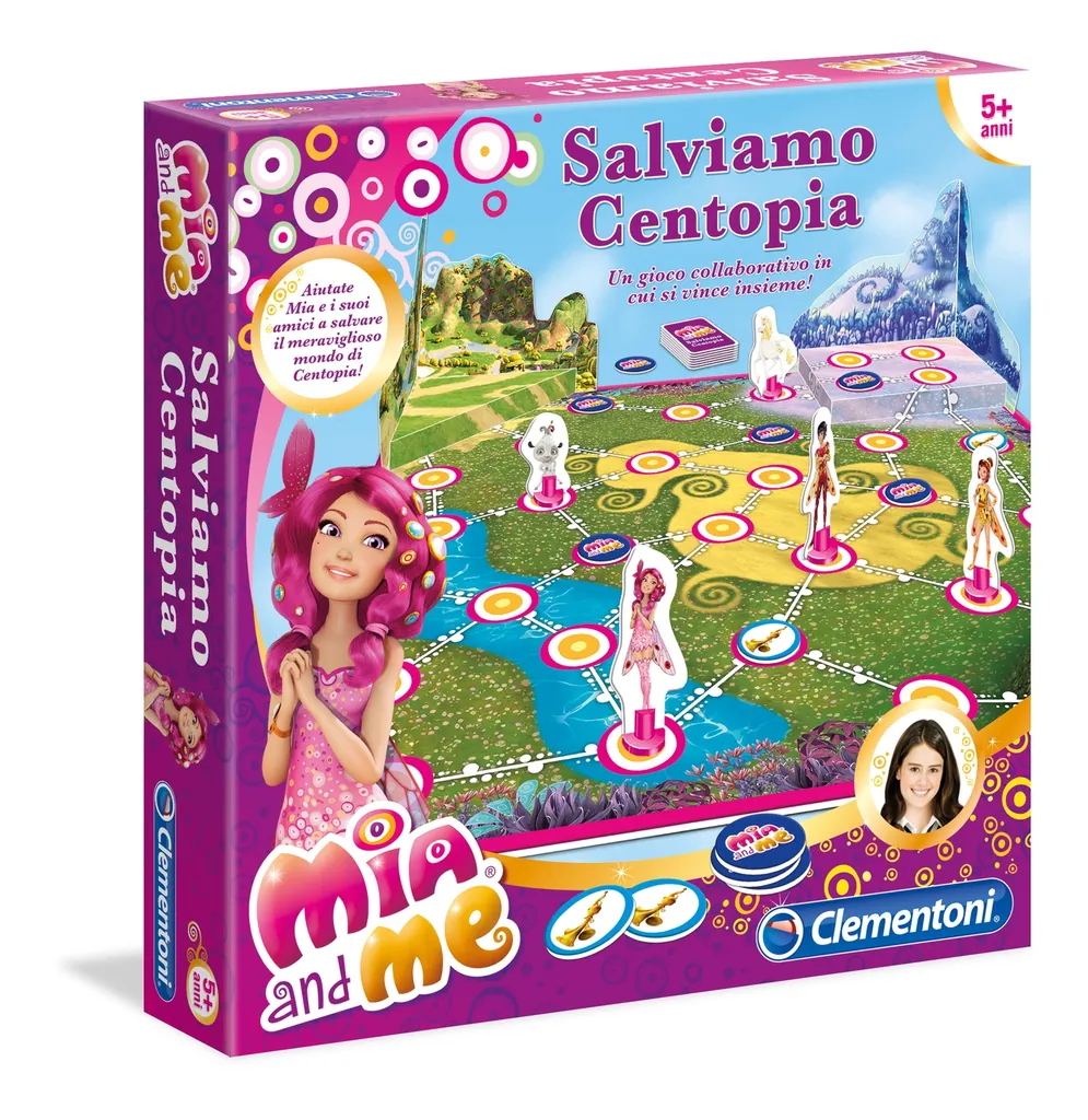 [12041] Clementoni Mia & Me Salviamo Centopia Juego de mesa Aprendizaje
