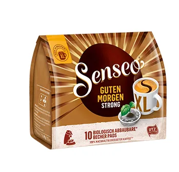 [8711000452714] Senseo GUTEN MORGEN XL STRONG Dosis de café Sin tostar 10 pieza(s)