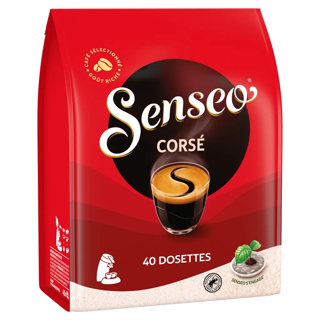 [3228470065214] Senseo Corsé Dosis de café Sin tostar 40 pieza(s)