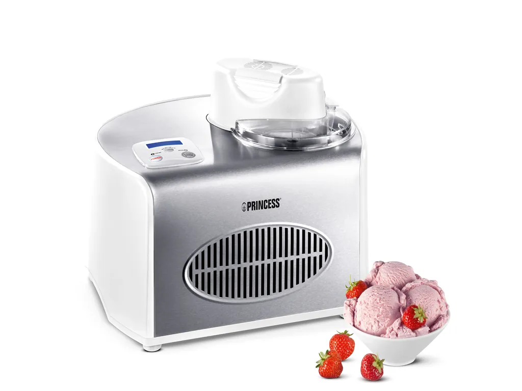 [01.282601.01.001] Princess 282601 Compresor de helados 1,5 L 150 W Plata, Blanco