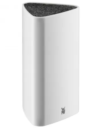 [18.8059.1010] WMF 18.8059.1010 taco para cuchillos Bloque con ranuras para cuchillos Madera Negro, Blanco