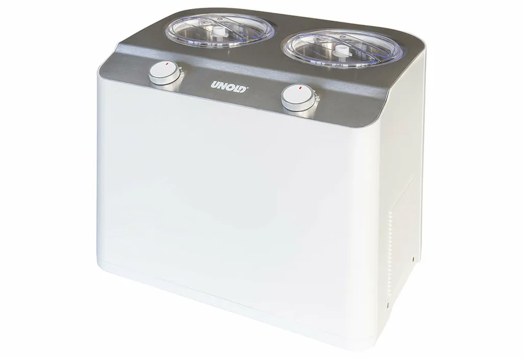 [48830] Unold Doppio Compresor de helados 2,4 L 250 W Acero satinado, Blanco