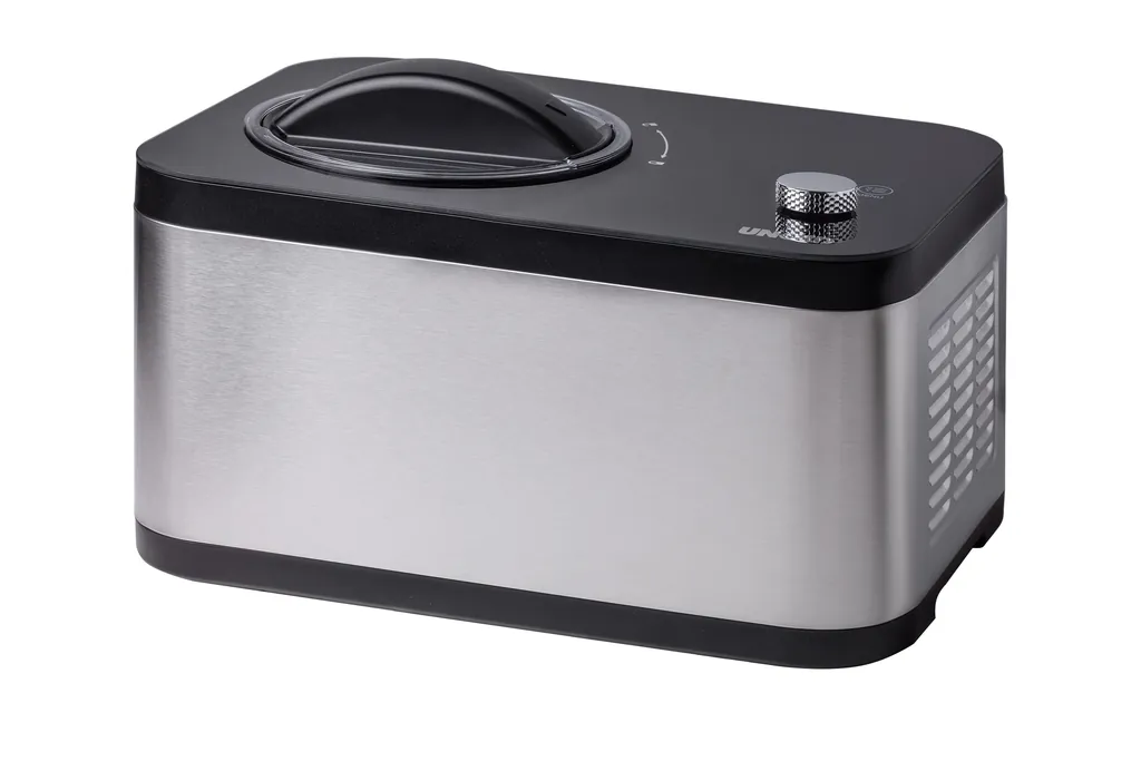 [48826 EISMASCHINE & JOGHURTBEREITER EVA] Unold 48826 Eismaschine & Joghurtbereiter EVA Compresor de helados 1,5 L 120 W Negro, Acero inoxidable