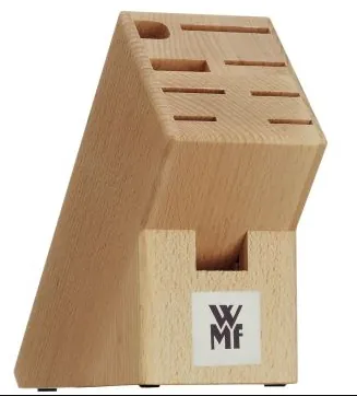 [18.8047.9990] WMF 18.8047.9990 taco para cuchillos Bloque con ranuras para cuchillos Haya, Madera Madera