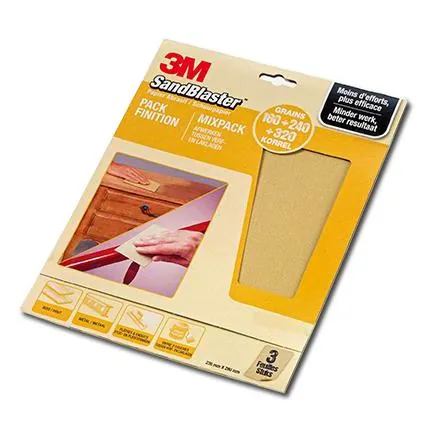 [69025] 3M SandBlaster Hoja abrasiva Grano fino 3 pieza(s)
